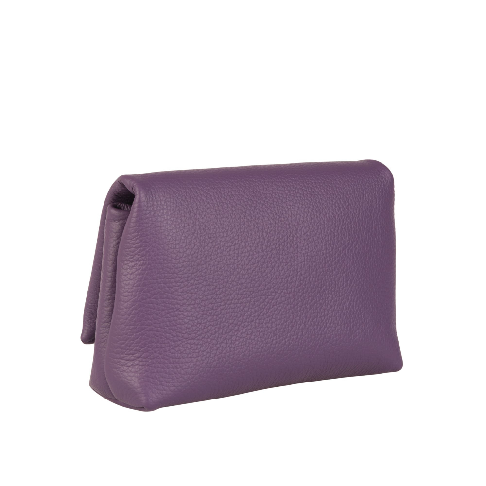 Crossbody Bag aus Kalbsleder in lila -EPONA- MINI